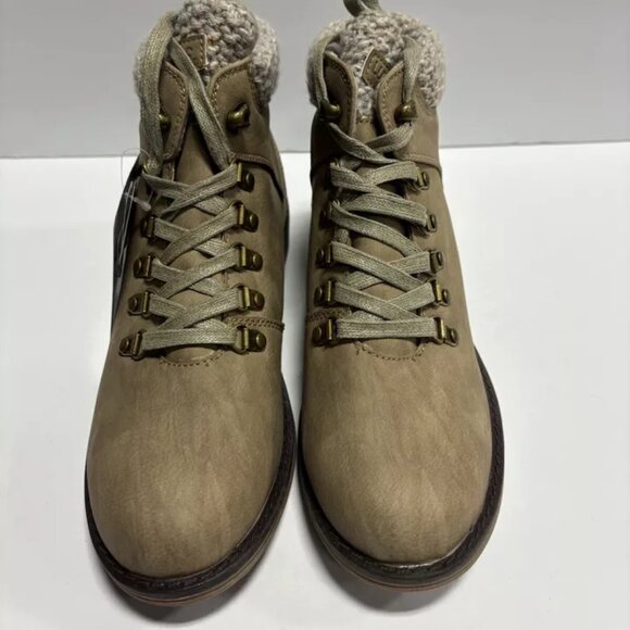 Muk Luks Women’s Lukees Stone Lace-Up Booties, Size 8 M - Picture 3 of 6